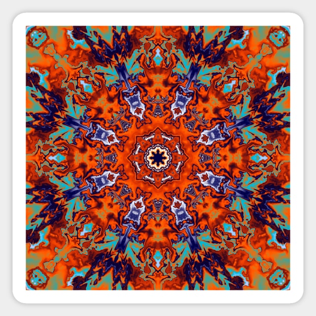 Fractal mandala Sticker by krinichnaya